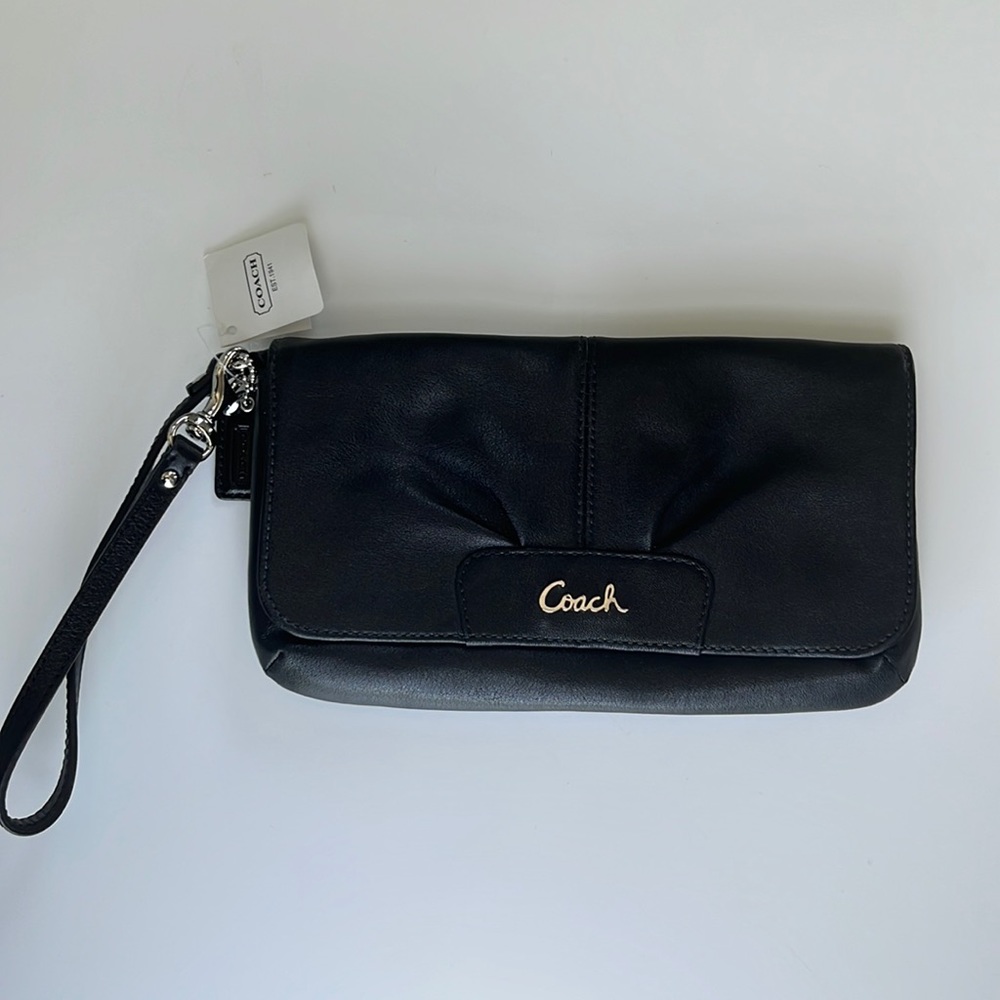 Black Coach Wristlet